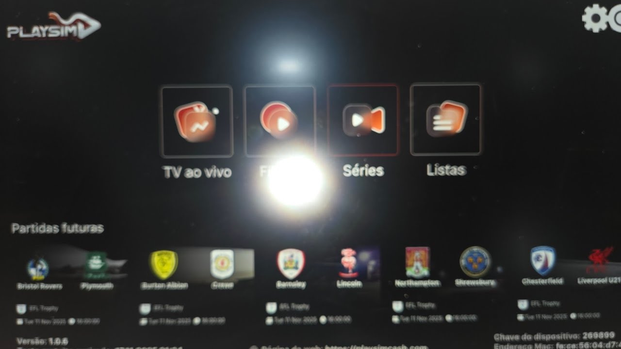 Aplicativo Playsim Aplicativo iptv completo.