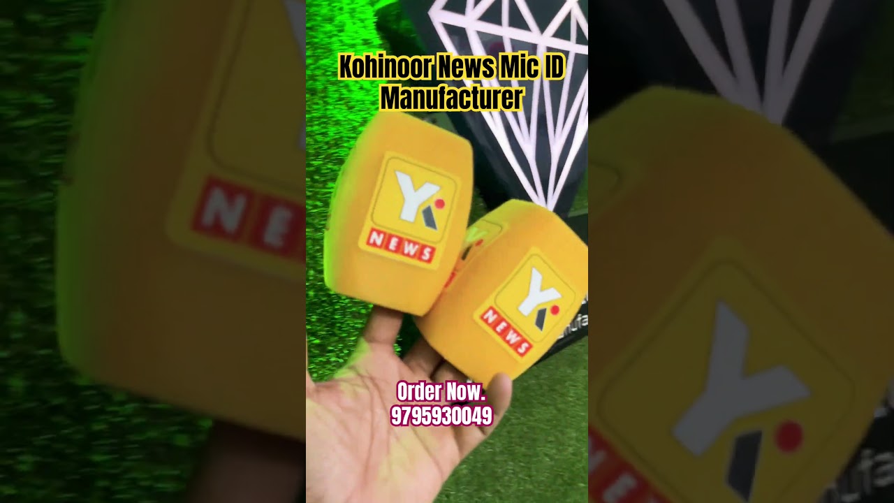 Yellow Microphone Sponge Windshield available hare Contact Number 9795930049