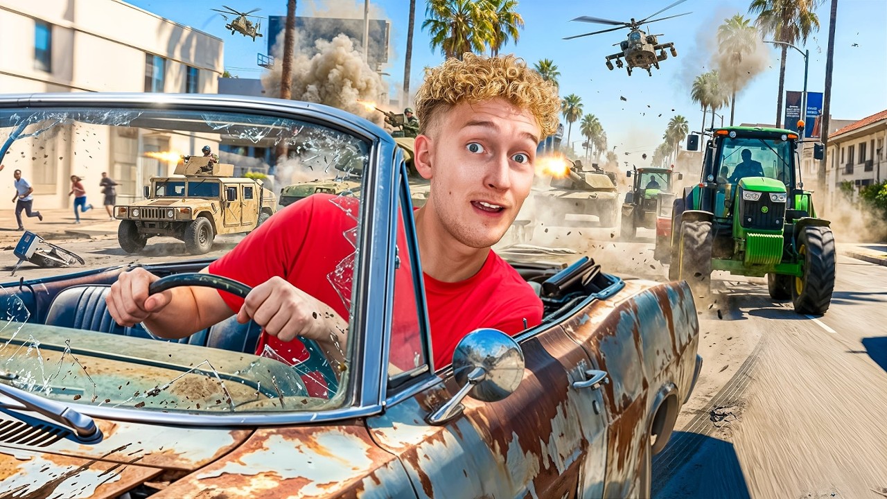 30 OPRAWCÓW vs 1 DRIVEMISTRZ - GTA V MANHUNT 💣