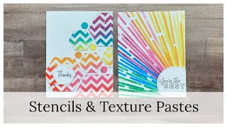 Using Stencils with Texture Paste