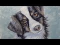 Как нарисовать собаку гуашью/How to paint a dog with gouache