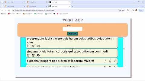 Todolist React Project Coding Ninjas Skill Test-2 || TodoList app using React.JS