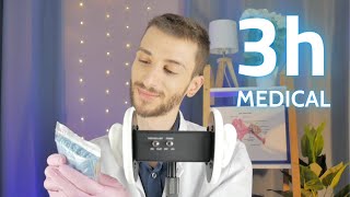 ASMR 3 Hour Full Medical Check-Up - RP Compilation