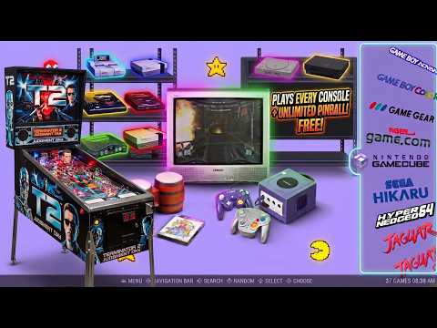This ALL-IN-ONE Retro Build Plays Every Console PLUS PINBALL