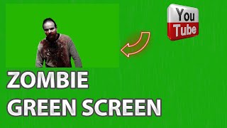 Halloween Green Screen killing zombie axe Chromakey | СКАЧАТЬ БЕСПЛАТНО