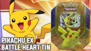 pokemon trading card game battle heart tin Amazon.com: Pokemon TCG: Fall Battle Heart Tin Pikachu EX : Toys & Games