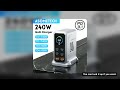 240W GaN Charger PD3.1 140W USB Type C 6 Ports PPS PD Desktop Fast Charging Station for MacBook Lapt