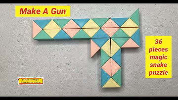 Make A Gun (3) - 36 Pieces Magic Snake Puzzle @snakelordmagicsnakepuzzletutor