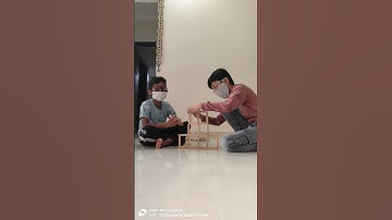 How to make a pyramid out of Jenga blocks