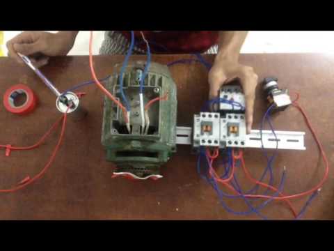 Video 1-Phase Reversing Motor Circuit Uses 2 Contact Mạch... - youtube