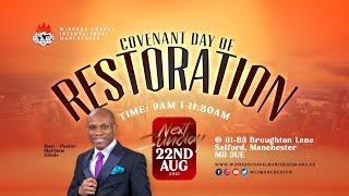 Covenant Day of Restoration | 2nd Service | Pst Matthew Abiola | 22nd August 2021