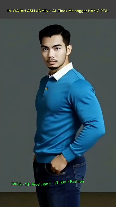 WARNA BIRU BABY, CREWNECK SWEATER #sweatr #fashion #sweaterberkerah #ootd #realfaceai #shortvideo