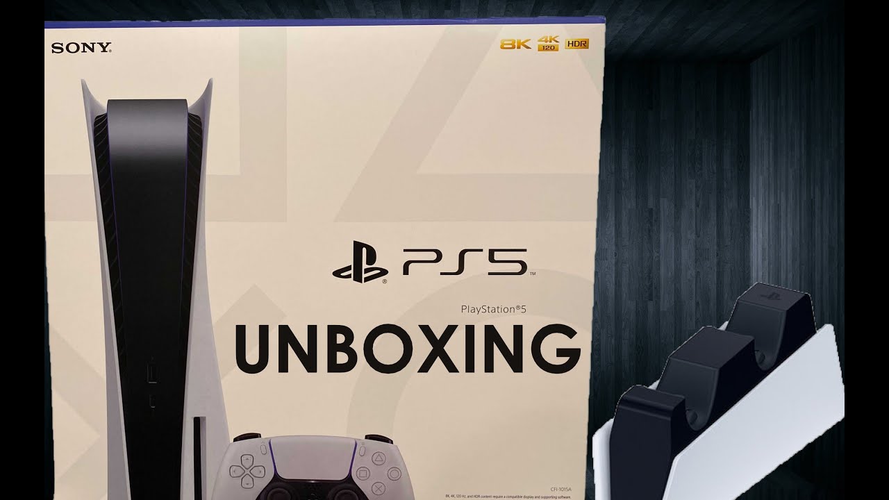MY PS5 UNBOXING | CZ/EN