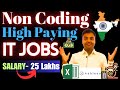 Best Non Coding IT Jobs in India with High Salary | IT Jobs without Coding for Freshers High Scope