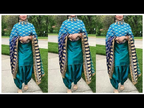 Plane Suit With Contrast Dupatta | Dupatta Suit Design | Dupatta Suit  Design | Simple Suit Design | - YouTube