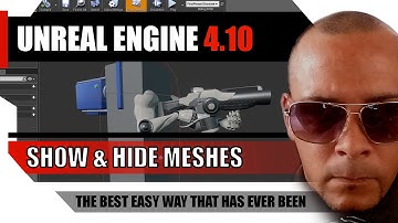 Unreal Engine 4.10 Tutorial - Show and Hide Meshes depending on camera view.