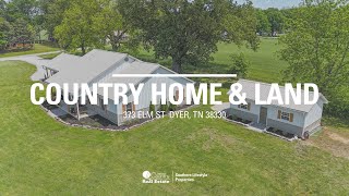 Country Home on 10 Acres for Sale in Dyer, TN