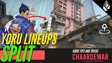 Best Yoru Teleport lineups for Split| Yoru Lineups Split| Yoru guide for Split