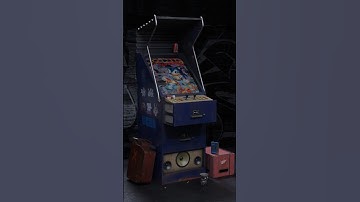 3D Modeling Arcade Machine #blender #animation #3d #3danimation #vfx #render #design #art #gamedev