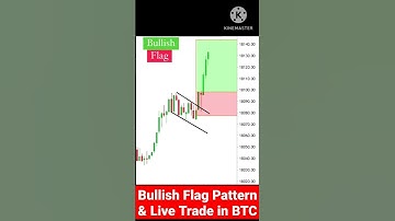 Bullish Flag Pattern and a Live trade example. Watch till the end. #stockmarket #btc #shorts