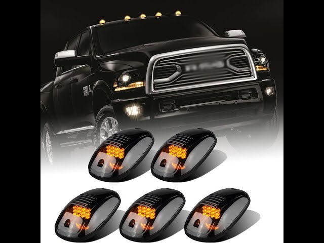 Amexmart  LED Cab Marker Lights fit for Dodge Ram 1500 2500 3500 4500 5500 2003-2018 Pickup Trucks