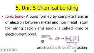 Factors affecting formation of ionic bond/B.Sc. First /Chemical bonding