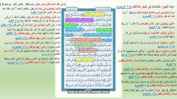 روابط سورة الشورى الوجه الخامس.