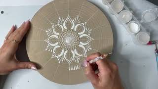 Easy Mandala Art for Beginners Dot Painting Rocks Timelapse Painted Step by Step | Thoughtful Dots