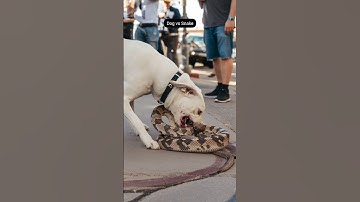 Dog vs Python: On Road Fight 🔥💪 #animals #wildlife #shorts