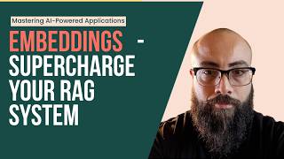 Ep.3 - Embeddings adds Semantic Meaning to your #RAG Systems #ai #aiapplications
