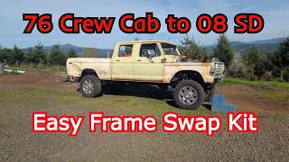 1976 Ford Crew Cab to 08 Super Duty Frame Swap
