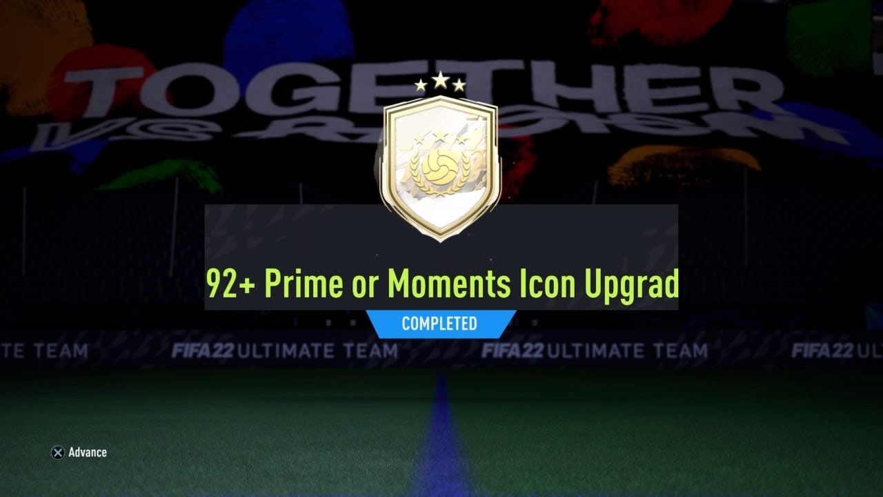FIFA 22 - 92+ Prime or Moments Icon Upgrade