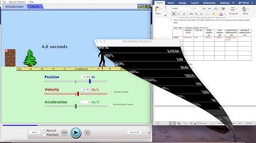 Velocity and Acceleration Lab