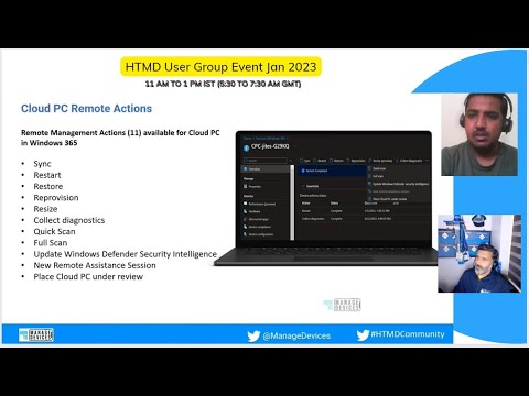 Cloud PC Remote Actions Windows 365 Device Actions Using Intune