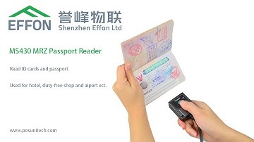 Posunitech MRZ passport reader OCR document scanner