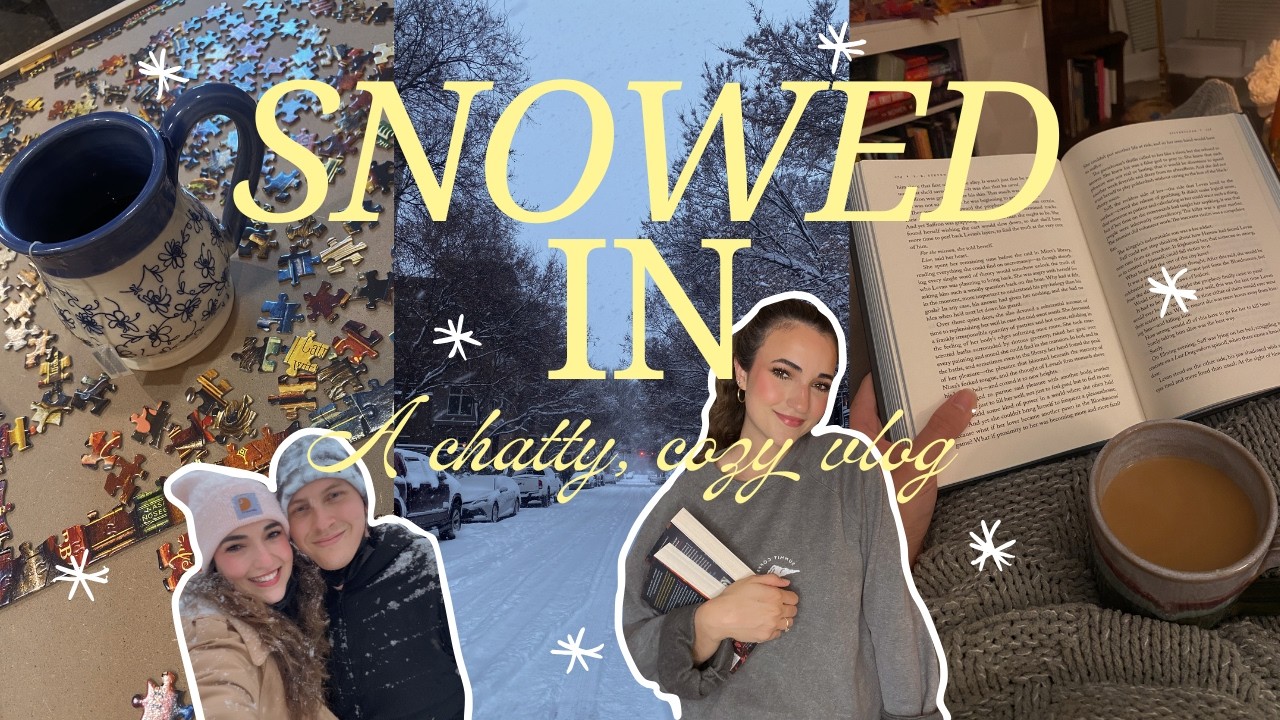 Spend a bookish, snowed in day with me 📚🌨️☕️ New Booktuber