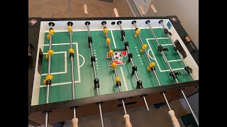 Tornado Elite Foosball Table Assembly (rods & players)