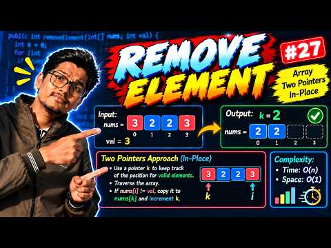 Remove Element in Java | LeetCode #27 | Two Pointers | DSA
