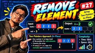 Remove Element in Java | LeetCode #27 | Two Pointers | DSA