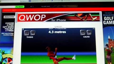 QWOP unecessary pointless helpful cheat