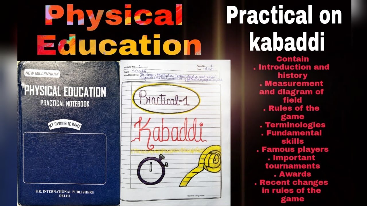 project on kabaddi for physical education