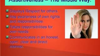 Assertiveness! - From www.merriontherapy.ie