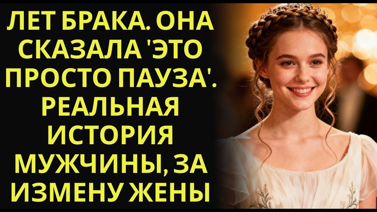 лет брака  Она сказала 'Это просто пауза'  Реальная история мужчины, за измену жены