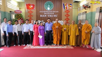 Tiền Giang[Video]: Lãnh đạo các ban ngành tỉnh chúc tết Ban Trị sự Phật giáo nhân dịp xuân Quý Mão