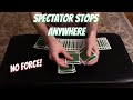 Stop Anywhere - Impossible FOOLING Card Trick Performance/Tutorial