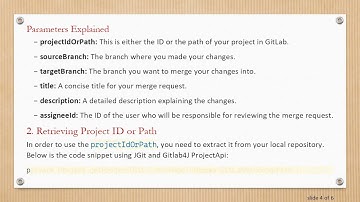 How to Create a Merge Request Using Gitlab4J