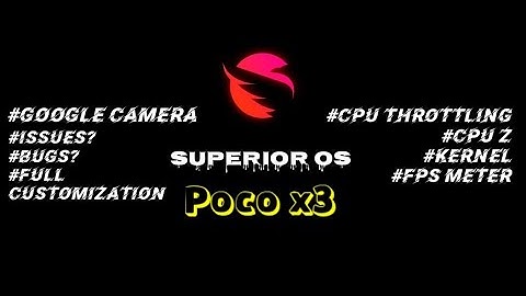 Poco x3 custom roms today is #superior os #function #full review and all bugs?