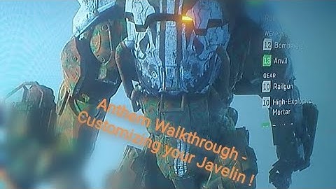 #Anthem™ VIP Demo - Colossus Customization Walkthrough!