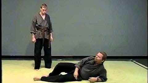Kenpo Ground Fighting Top Straddle Defense