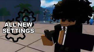 ALL NEW SETTINGS IN THE UPDATE | TSB GUIDE